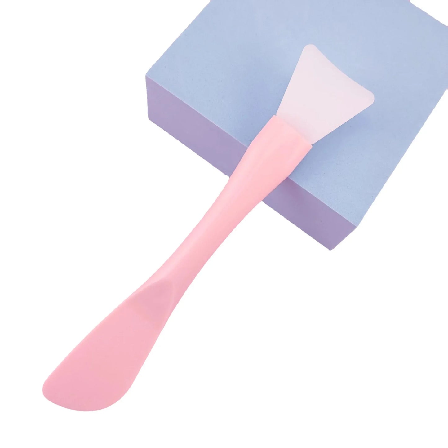 Dual-use Silicone Facial Mask Brush Soft Head With Scraper Integrated Mud Mask Brush DIY Skin Care Beauty Tools Pi-Mart