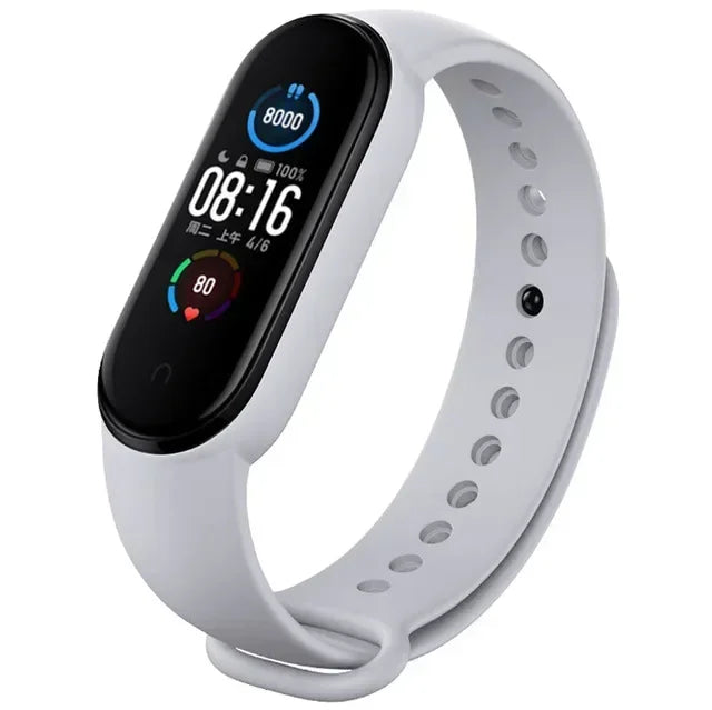 Watch Strap For Xiaomi Mi Band 7 6 5 4 3 Wristband Silicone Bracelet Wrist Straps MiBand 3/4 band5 band6 Smartwatch Accessories LadyShow.Store