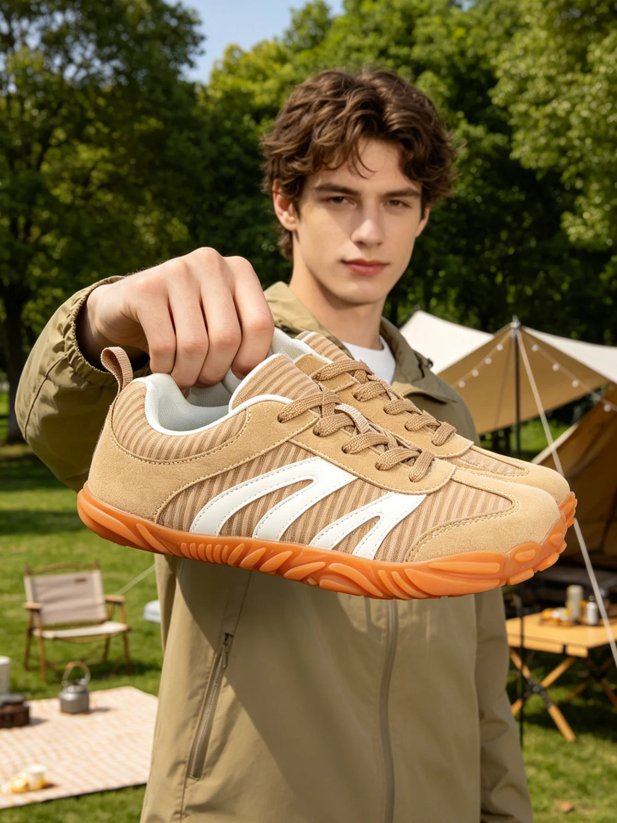 2026 New Men's Wide Shoes, Women's Outdoor Lightweight Running Sports Shoes,Scattered Soft Loose Minimalist Fashion Casual Shoes Pi-Mart