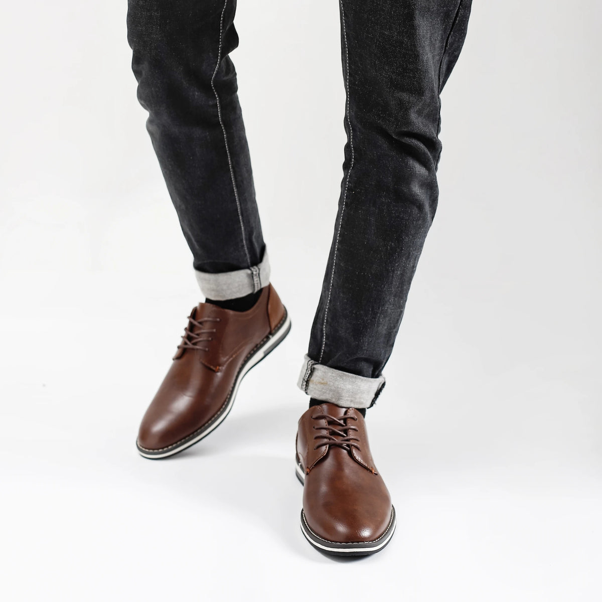 Leather loafer men fashion comfortable 2024 brand casual shoes men Pi-Mart