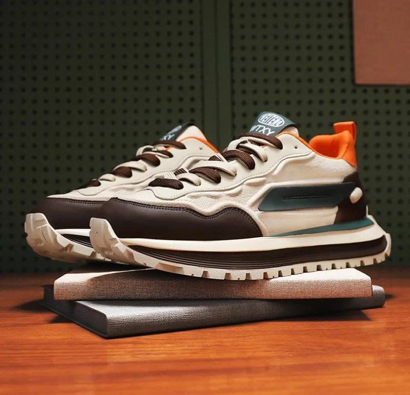 Trend Men Versatile Sneakers 2025 Autumn High Quality Comfortable Platform Sports Running Shoes Outdoor Youth Shoes for Men Plus Pi-Mart