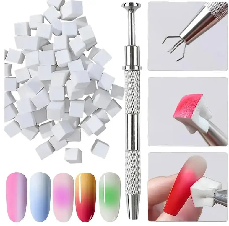 1Jar Black Pat Painting Gel Nail Polish with Air Cushion Gradient Matte Texture Nail Patting Glue Soak Off UV LED Nail Varnish 8 Tri Light Beauty