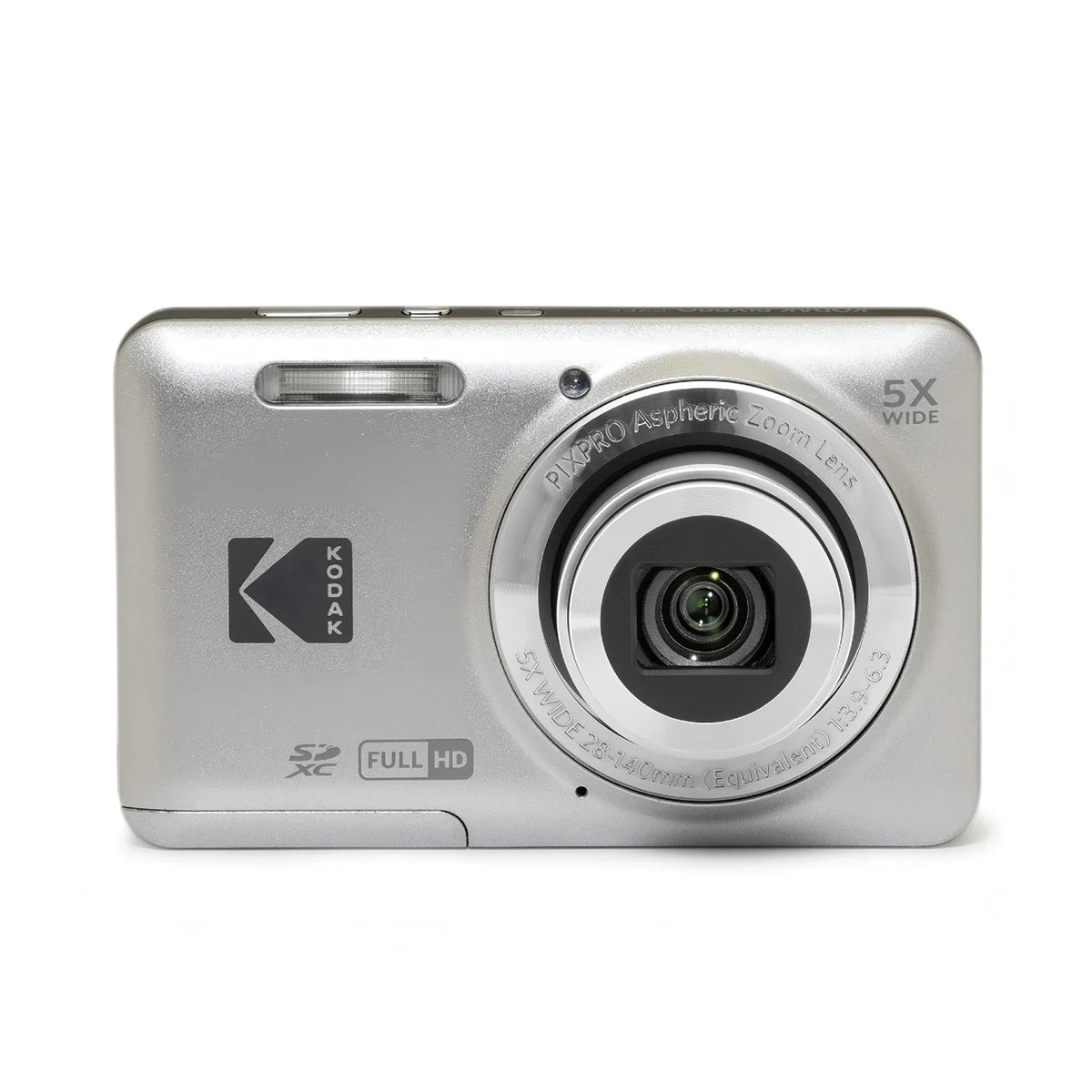 KODAK PIXPRO FZ55-RD 16MP Digital Camera 5X Optical Zoom 28mm Wide Angle 1080P Full HD Video 2.7" LCD Vlogging Camera Pi-Mart