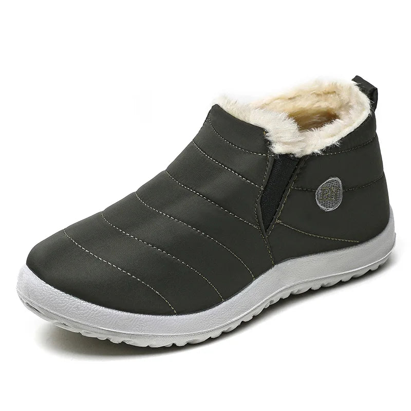 Winter Waterproof Fashion 2025 Men Casual Shoes Breathable Shoes Men Sneakers Slip On Black Men's Sneaker Leisure Soft Shoes Pi-Mart