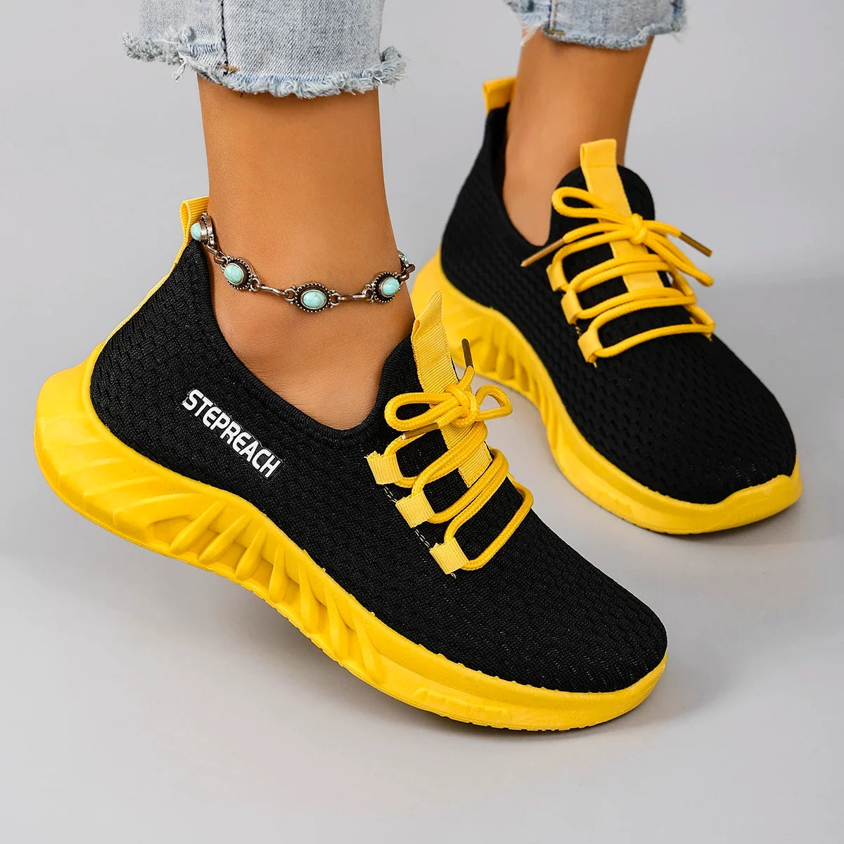 Women's Summer Breathable Mesh Flat Shoes, Women's Shoes, Casual Sneakers Shoes, Clearance Free Shipping LadyShow.Store