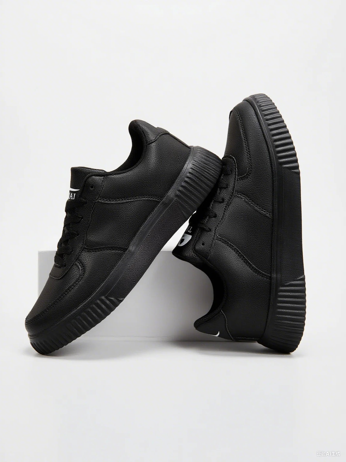 Fashion Leather Men White Sneakers Breathable Comfort Classic Casual Shoes Mens Women Outdoor Walking Shoes Couple Footwear Size Pi-Mart