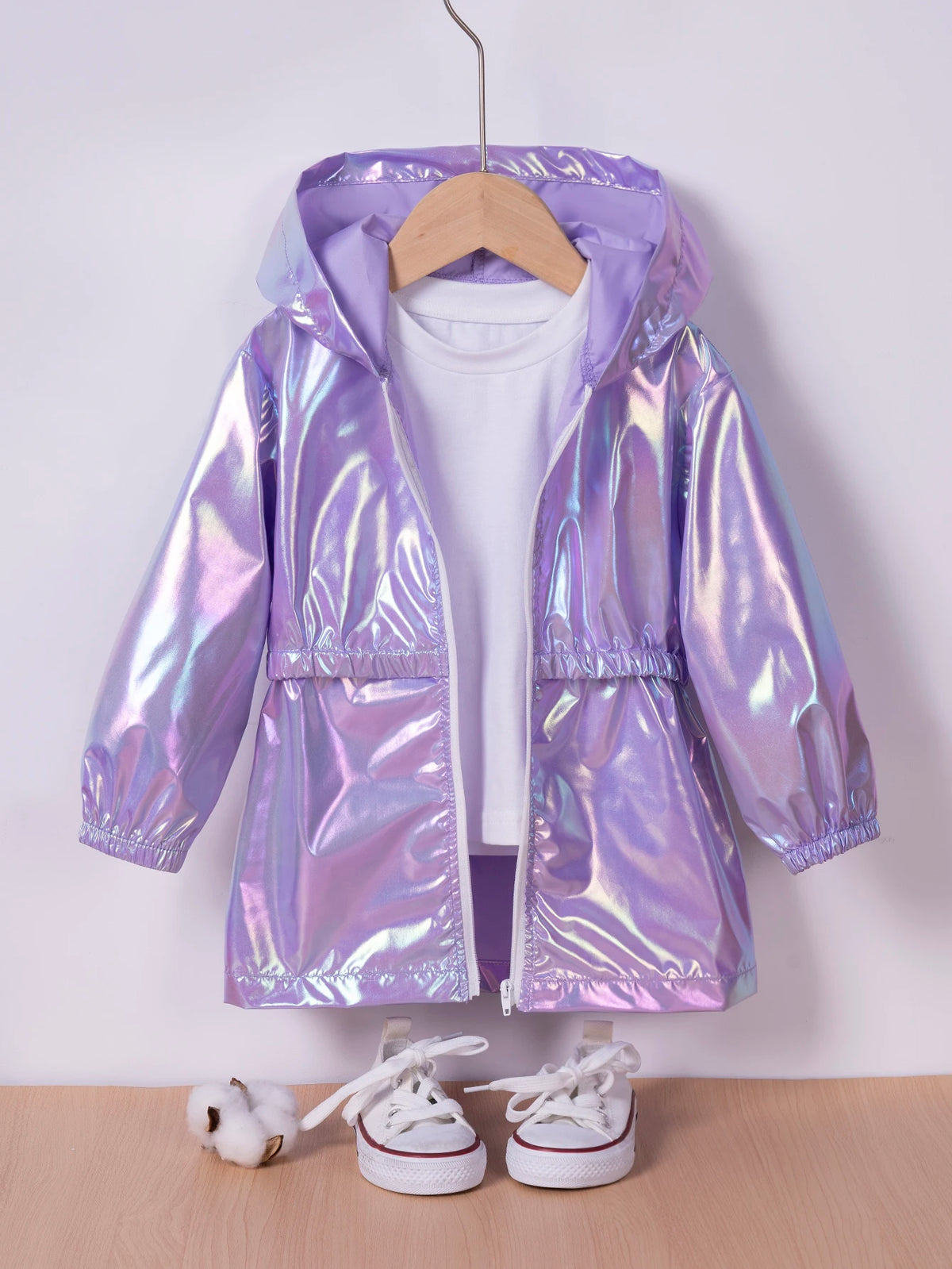 Girl's Spring and Autumn Children's Light and Thin Breathable Zipper Coat Jacket for Boys and Girls Fashion Thin Jacket Pi-Mart