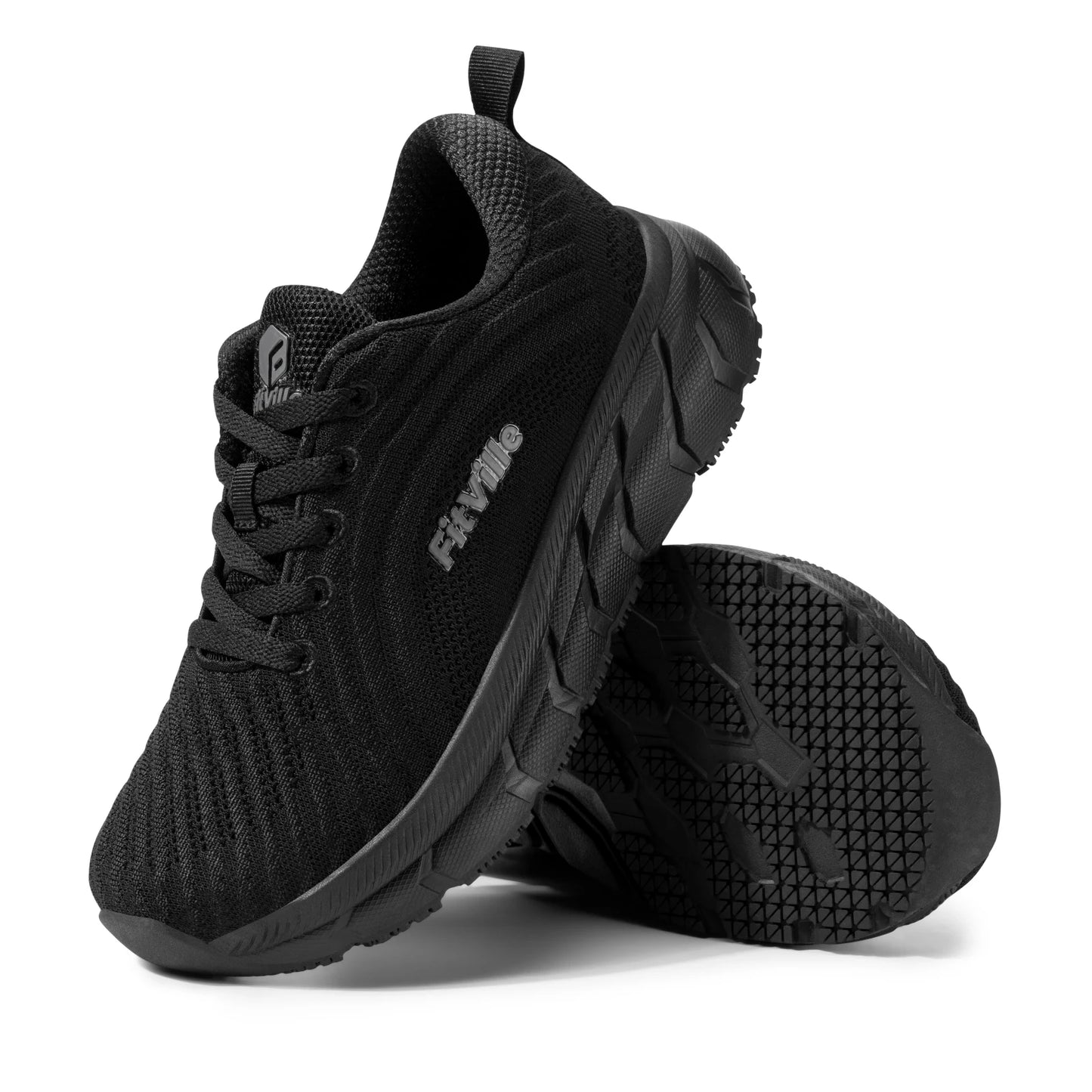 FitVille Wide Toe Box Shoes for Men Cushioned Well Extra Wide Width Shoes Non Slip Wide Lightweight Breathable Running Shoes Pi-Mart