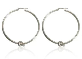 Shiny Zircon Hoop Earrings for Women Trendy Golden Stainless Steel Circle Earring Jewelry Pendientes Pi-Mart