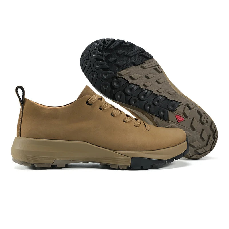 Men Sports Running Shoes Outdoor Walking Soft Casual Sneakers Fashion Designer Genuine Leather Sneaker Waterproof Shoes Men Pi-Mart