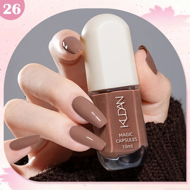10ml Water-Based Peel Off Nail Polish 40 Colors Long Lasting Quick Drying No Need of Lamp to Cure Nail Supplies Manicure Nails Tri Light Beauty