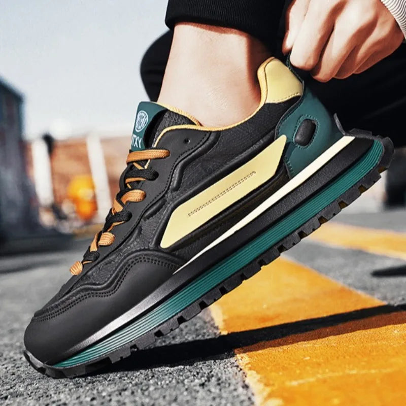 Trend Men Versatile Sneakers 2025 Autumn High Quality Comfortable Platform Sports Running Shoes Outdoor Youth Shoes for Men Plus Pi-Mart