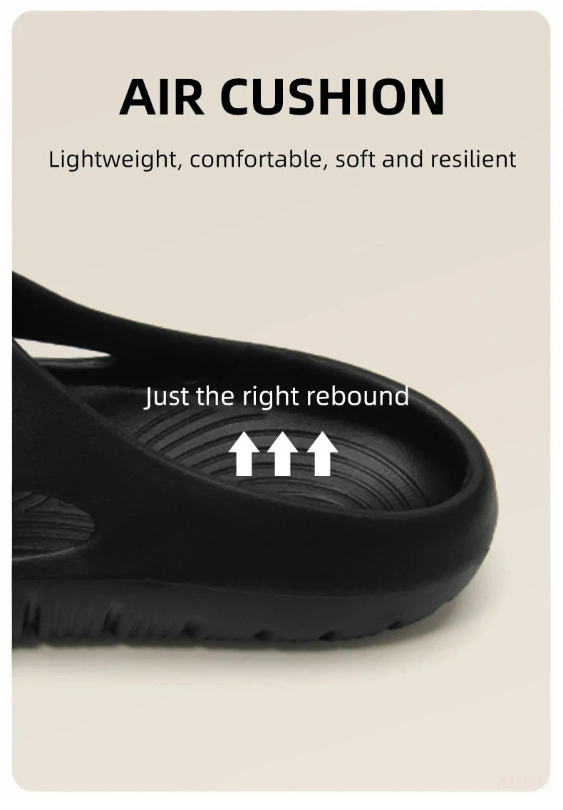 EVA Bread Men's Anti-Slip Odor-Resistant Outdoor Sandals Sports Beach Slippers for Casual Comfortable Footwear Pi-Mart