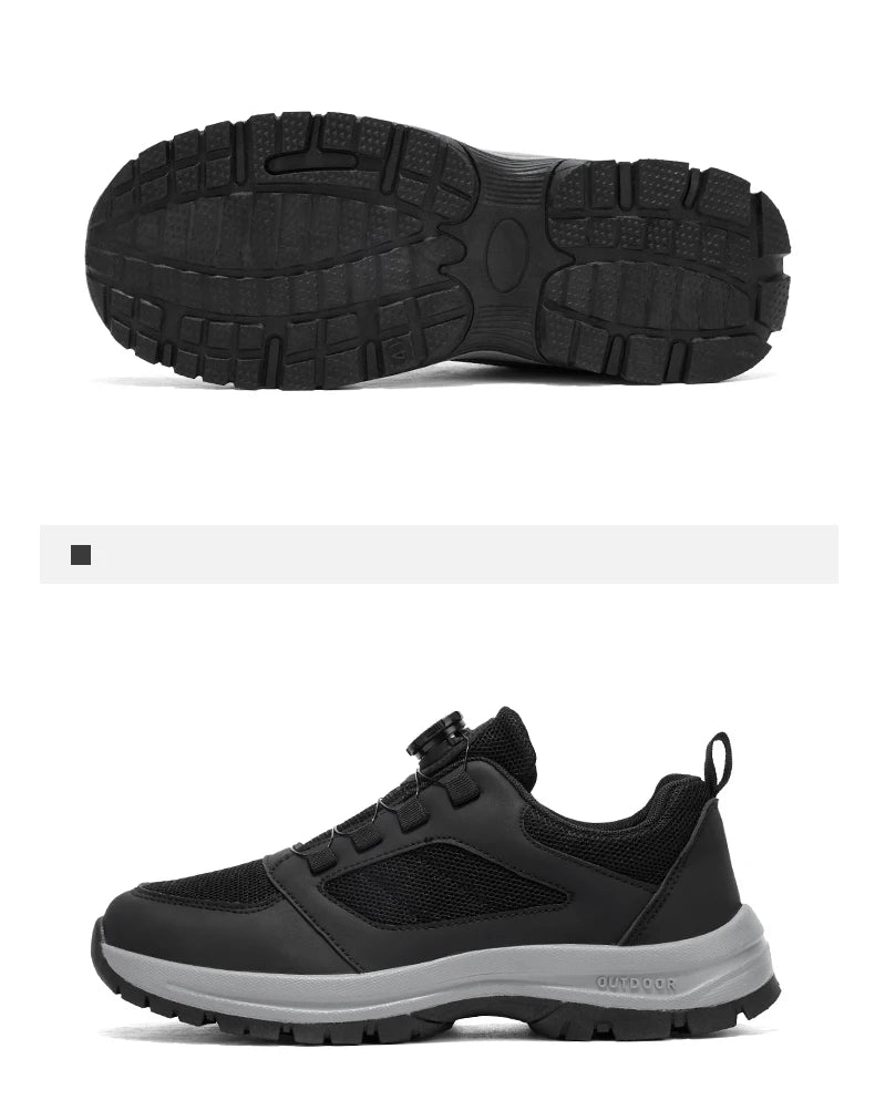 Men'S Spring And Autumn Sports Shoes Rotating Buckle Comfortable And Non Slip Hiking Sports Shoes Plus Size Men'S Shoes 39-48 Pi-Mart