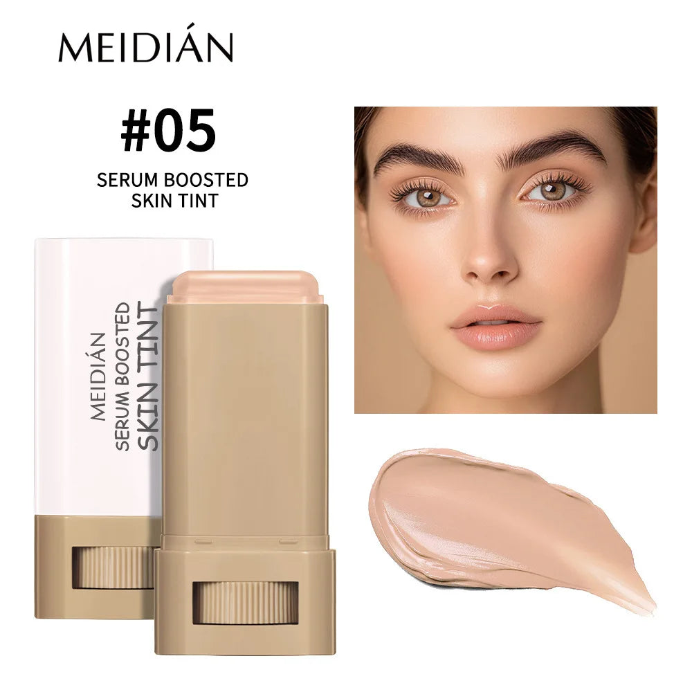 1/2PCS Skin Tint Stick Waterproof Nourishing Solid Tinted Serum Foundation Balm  Face Tinted Face Contour Stick Face Makeup Pi-Mart