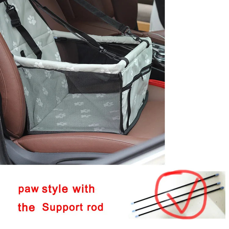 2025 High Quality Breathable Pets Carrier Car Seat Basket Safe Travel Carrier House Kennel Puppy Handbag Outdoor Pet Supplies Pi-Mart