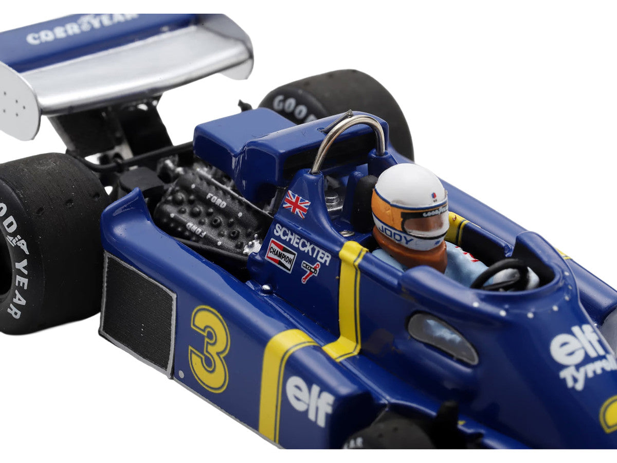Tyrrell P34 #3 Jody Scheckter Formula One F1 "Belgian GP" (1976) with Driver 1/43 Model Car by Spark LuxuryLifeWay Online Store