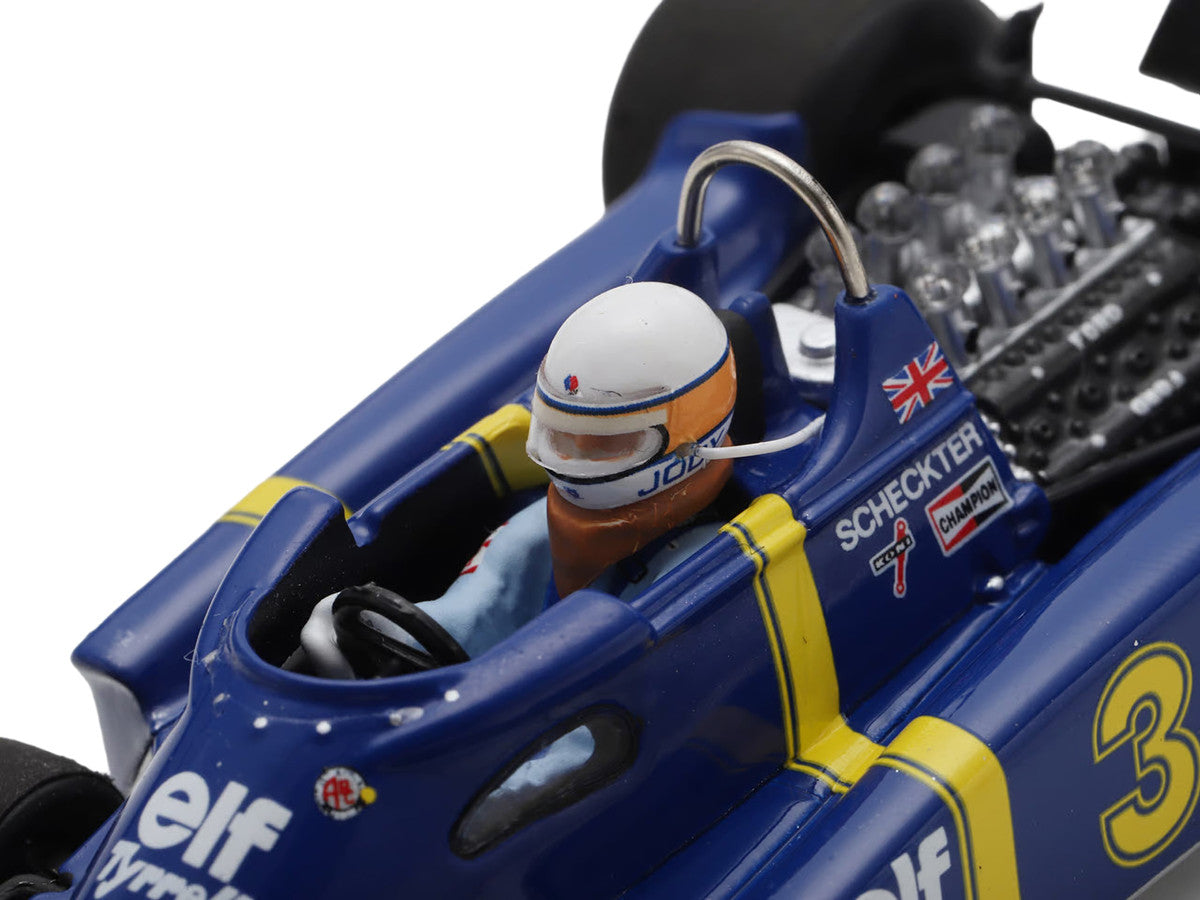 Tyrrell P34 #3 Jody Scheckter Winner Formula One F1 "Swedish GP" (1976) with Driver 1/43 Model Car by Spark LuxuryLifeWay Online Store