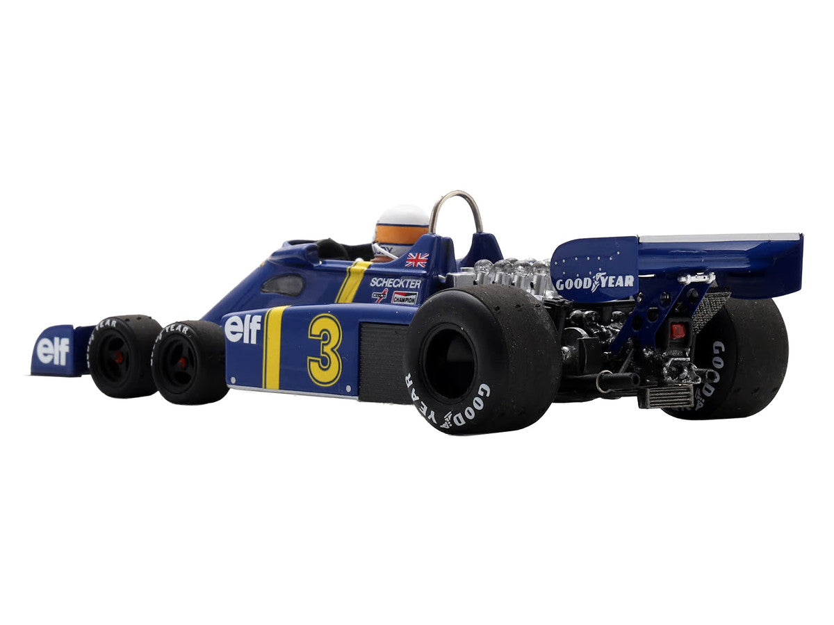 Tyrrell P34 #3 Jody Scheckter Winner Formula One F1 "Swedish GP" (1976) with Driver 1/43 Model Car by Spark LuxuryLifeWay Online Store