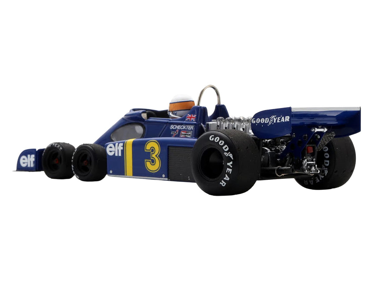Tyrrell P34 #3 Jody Scheckter Formula One F1 "Dutch GP" (1976) with Driver 1/43 Model Car by Spark LuxuryLifeWay Online Store