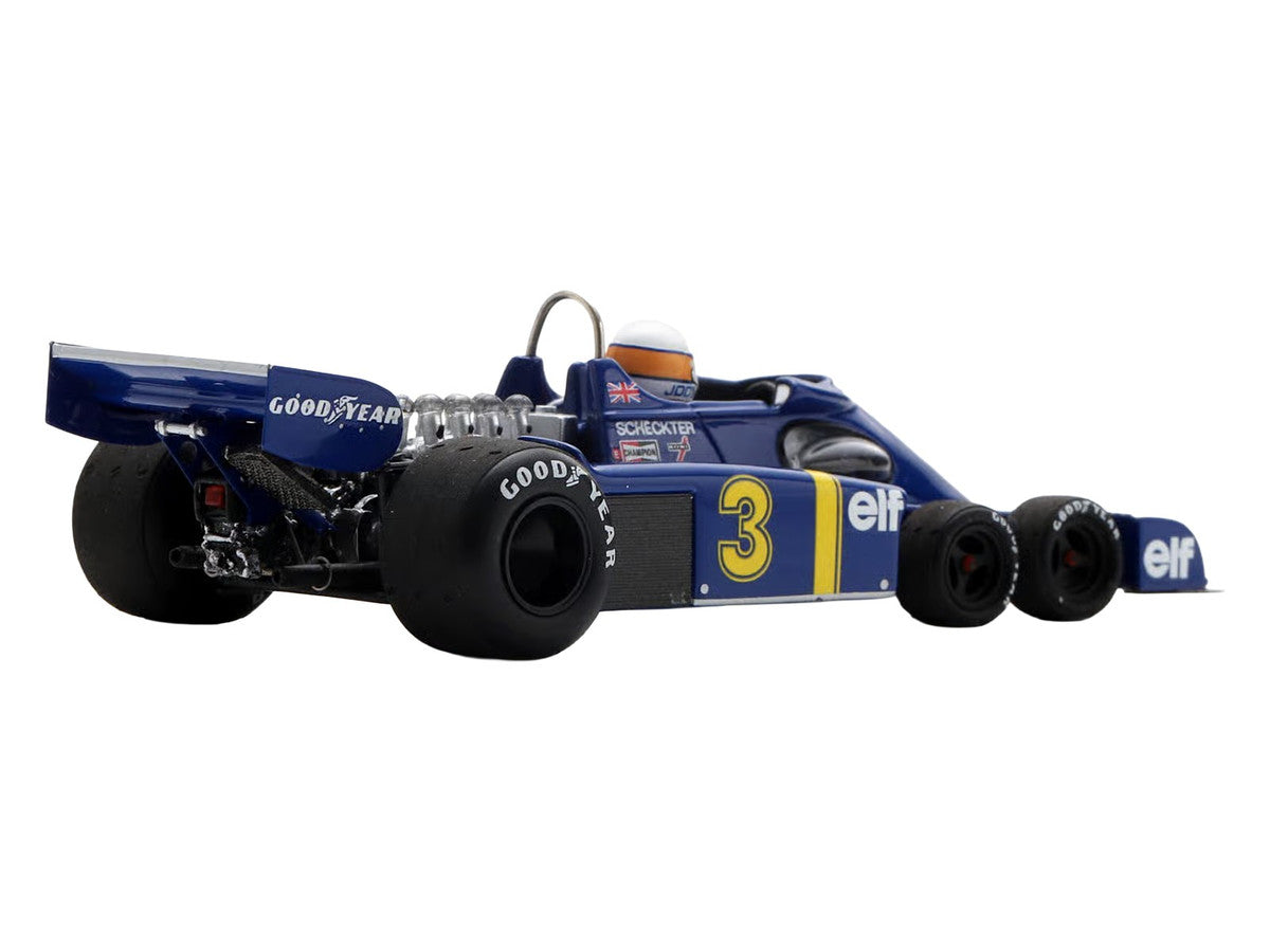 Tyrrell P34 #3 Jody Scheckter Formula One F1 "Dutch GP" (1976) with Driver 1/43 Model Car by Spark LuxuryLifeWay Online Store