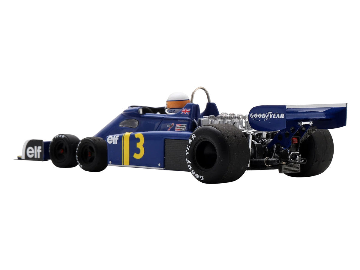 Tyrrell P34 #3 Jody Scheckter Formula One F1 "Dutch GP" (1976) with Driver 1/43 Model Car by Spark LuxuryLifeWay Online Store