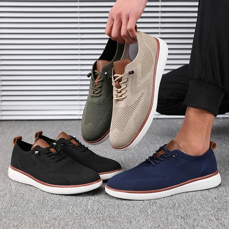 Men's Lightweight Knitted Shoes Comfortable All Day Long Have Excellent Fit Walking Shoes Suitable for Daily Wear Hiking Shoes Pi-Mart
