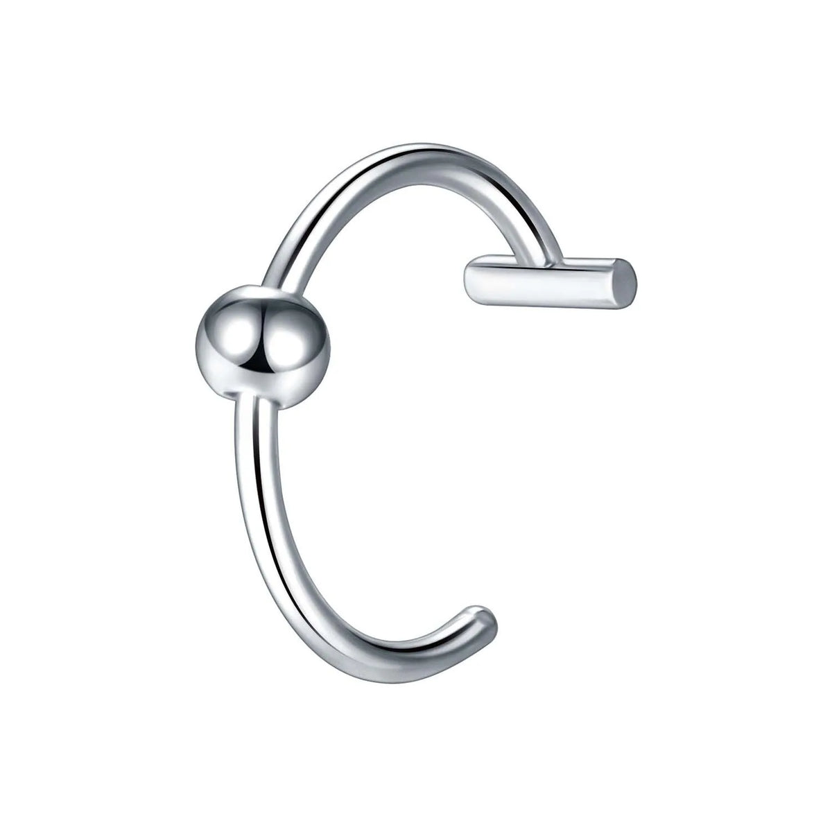 1Pc Stainless Steel Fake Nose Rings Hoops, Septum Rings C Clip Lip Ring Fake Nose Piercing Non-Pierced Body Jewelry for Women Pi-Mart