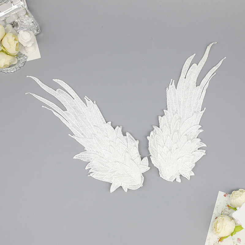 Lolita Feather Angel Wings Hair Clip Barrette Angel Wing Hairpin Lolita Anime Cosplay Hair Accessories Halloween Party Headwear Pi-Mart