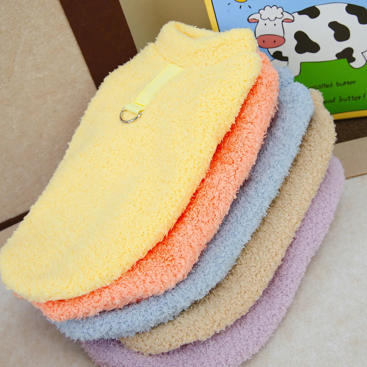 Winter Dog Sweater Warm Plush Dog Clothes for Small Medium Dogs Cats Soft Puppy Coat Jacket Chihuahua Teddy Costums Dog Supplies Pi-Mart