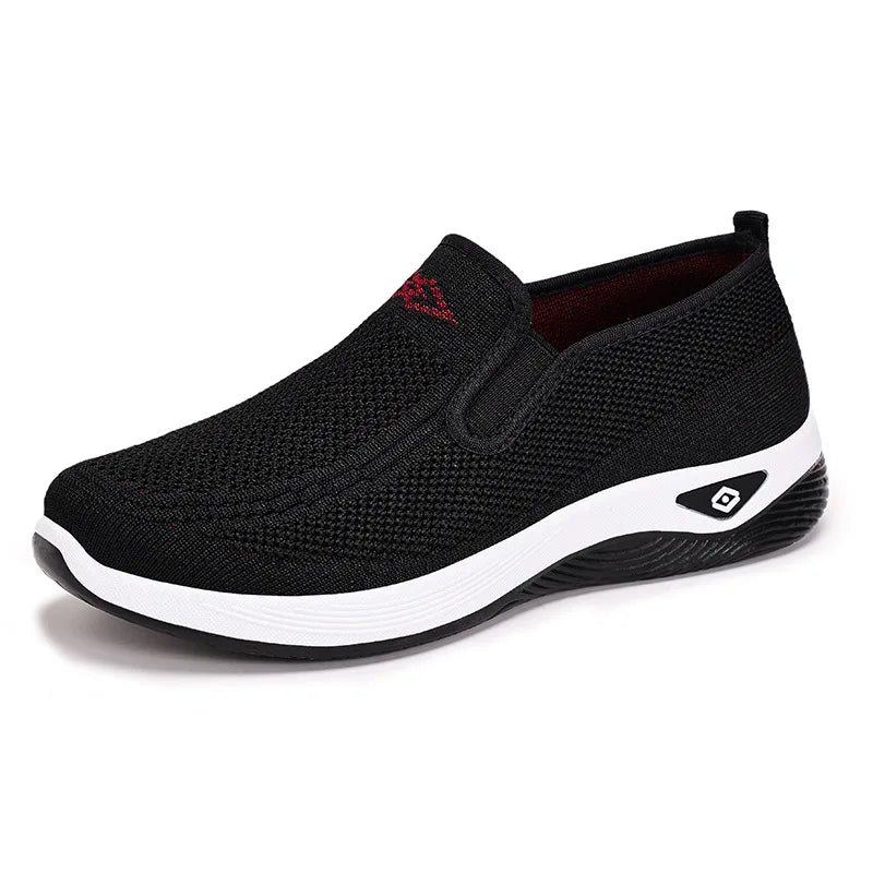 Women's Shoes Spring and Autumn New Mesh Breathable Casual Shoes Outdoor Lightweight Non-slip Wedge Heel Thick-soled Sneakers Pi-Mart