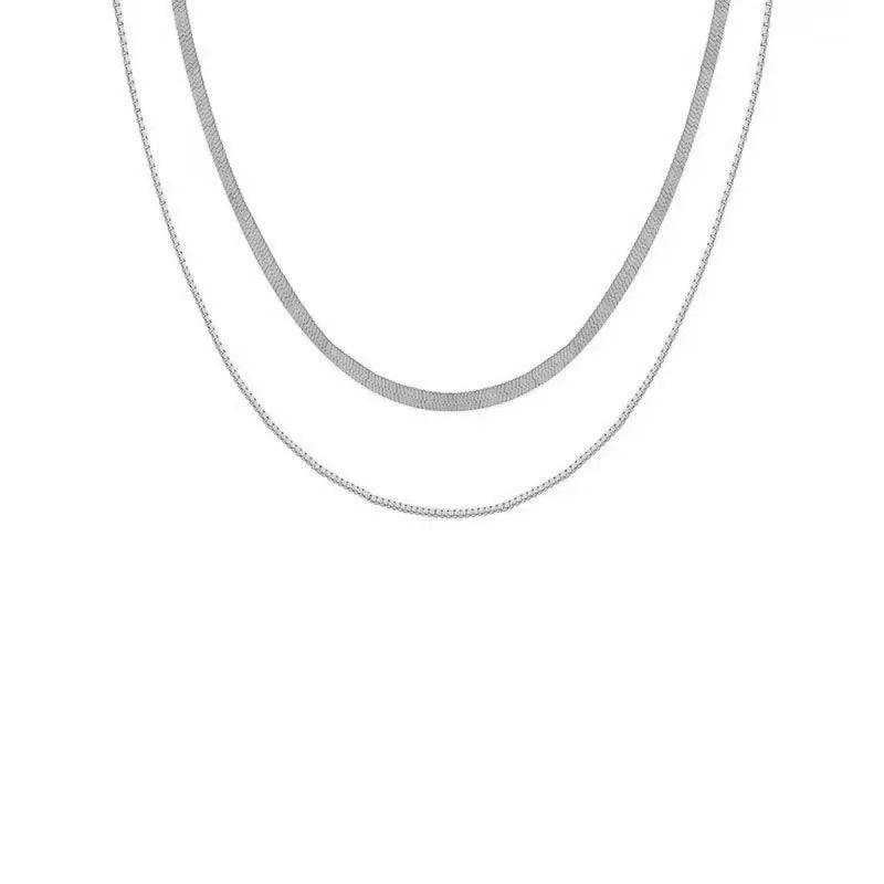 Stainless Steel Heart-shaped Pendant Necklace Metal Waterproof Jewelry For Women Pi-Mart