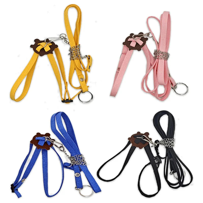 Turtle Traction Belt Control Rope Training Belt Outdoor Walking Leash  Harness Reptile Leash Pet Supplies PU Leather Pi-Mart