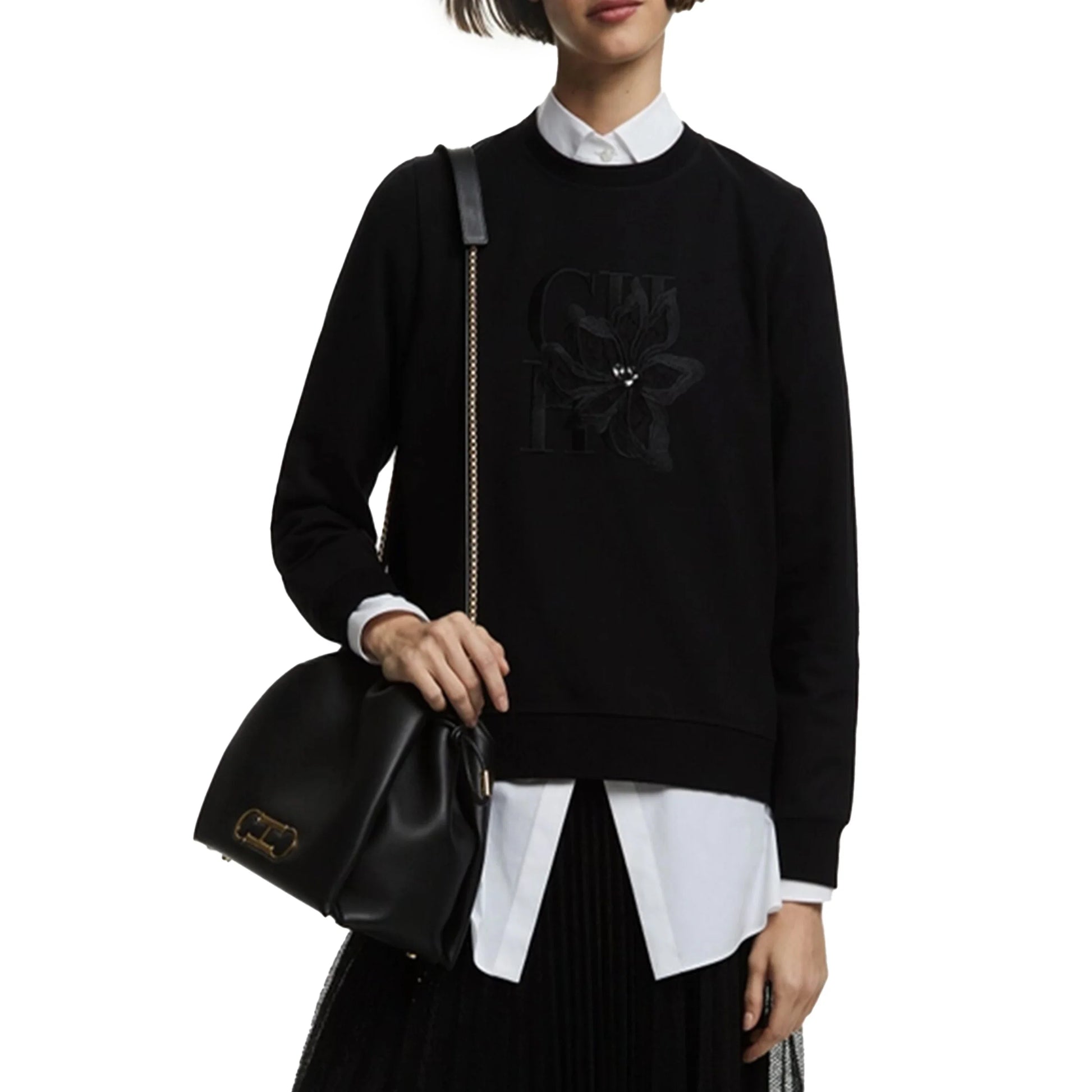 CHCH Spring Autumn New Women's Sweatshirts Coats Clothes Tops Clothing Hooded Long Sleeved Round Neck Pullover Top LadyShow.Store