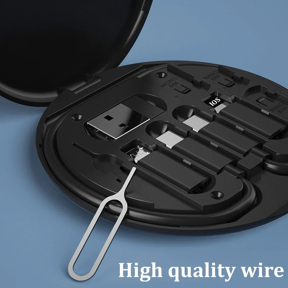 Multi USB Type C to C 60W Charging Adapter Cable Kit USB C to Lighting Conversion Set USB A & Type C to Micro/Type C/Lighting Pi-Mart
