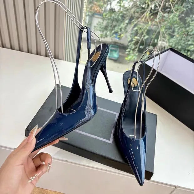 2026 Spring/Summer New Pointed Stiletto Sandals Fashionable and Sexy Party Wedding Women's High Heel Sandals LadyShow.Store