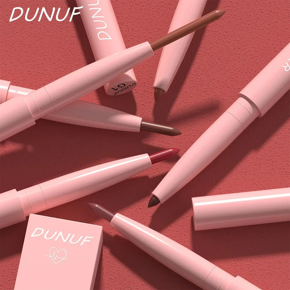 Lip Liner Pencil Long-Lasting Matte Creamy Plumping Lip Stain Waterproof Natural Nude Brown Slim Lip Liner Makeup Pi-Mart