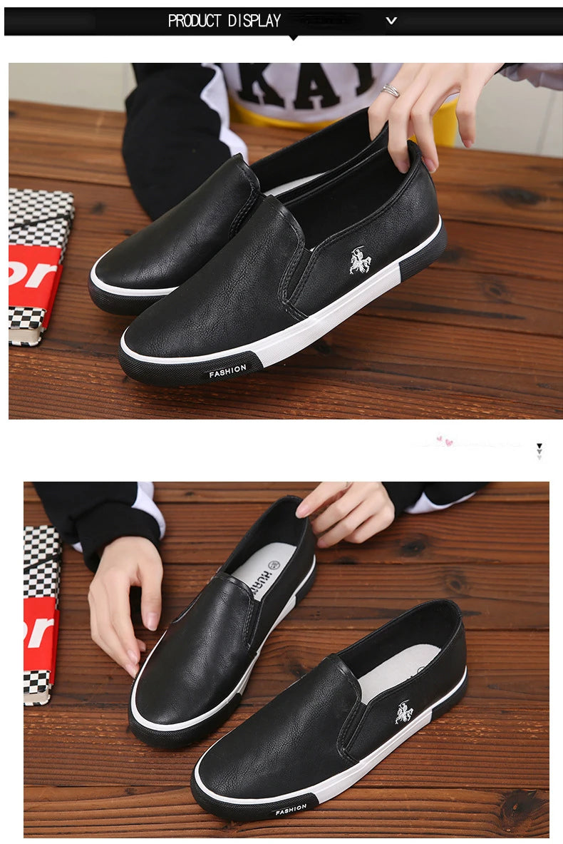 2026 New Leather Men's Shoes Luxury Fashion Men Casual Shoes Retro Comfortable Loafers High Quality Men's Sneakers Driving Shoes Pi-Mart