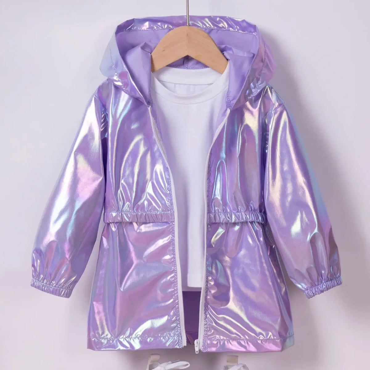 Girl's Spring and Autumn Children's Light and Thin Breathable Zipper Coat Jacket for Boys and Girls Fashion Thin Jacket Pi-Mart