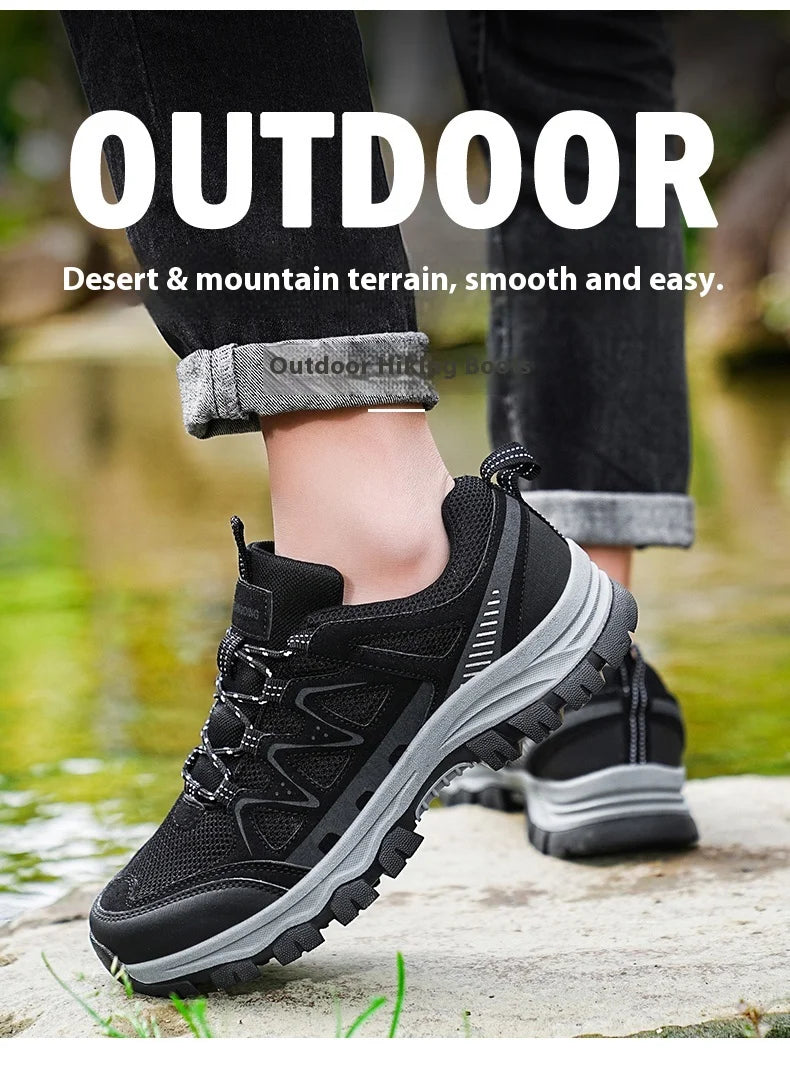 Men'S Hiking Shoes Sports Shoes Classic Design Outdoor Hiking Breathable Lightweight Sports Shoes Autumn New Items 39-48 Pi-Mart