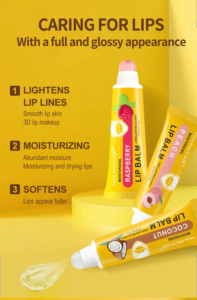 3-Piece Cardboard Lipstick Set -10ml * 3PCS Portable Belt Deep Moisturizing and Gloss Autumn and Winter Care Lipstick Pi-Mart