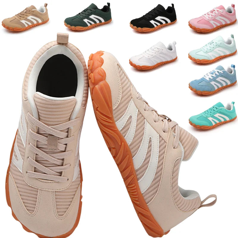 2026 New Men's Wide Shoes, Women's Outdoor Lightweight Running Sports Shoes,Scattered Soft Loose Minimalist Fashion Casual Shoes Pi-Mart
