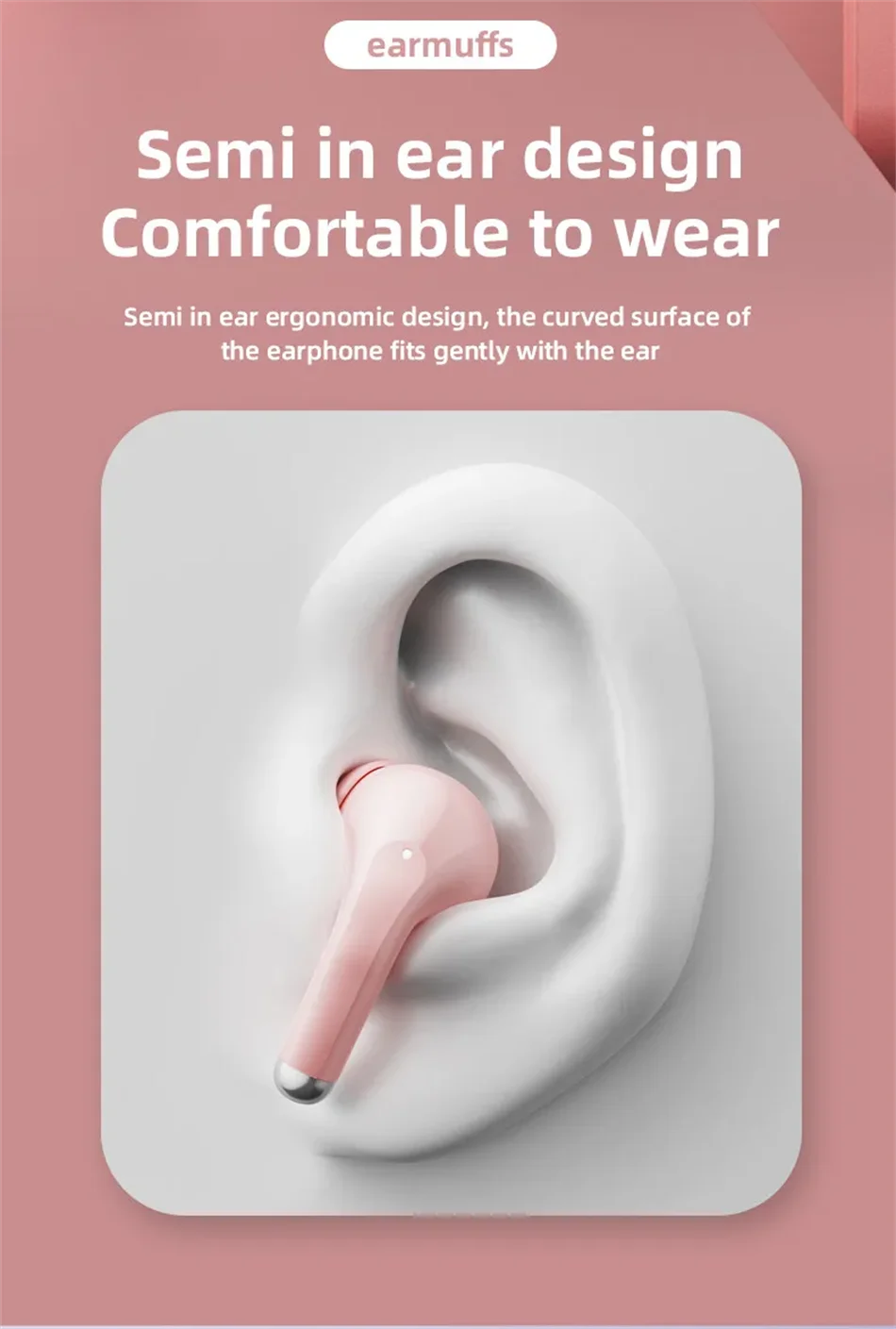 Lenovo LP40 Pro TWS Bluetooth 5.4 Wireless Headphones HiFi Stereo Earphones Gaming Sports Touch Control HD Call With Mic Earbuds Pi-Mart