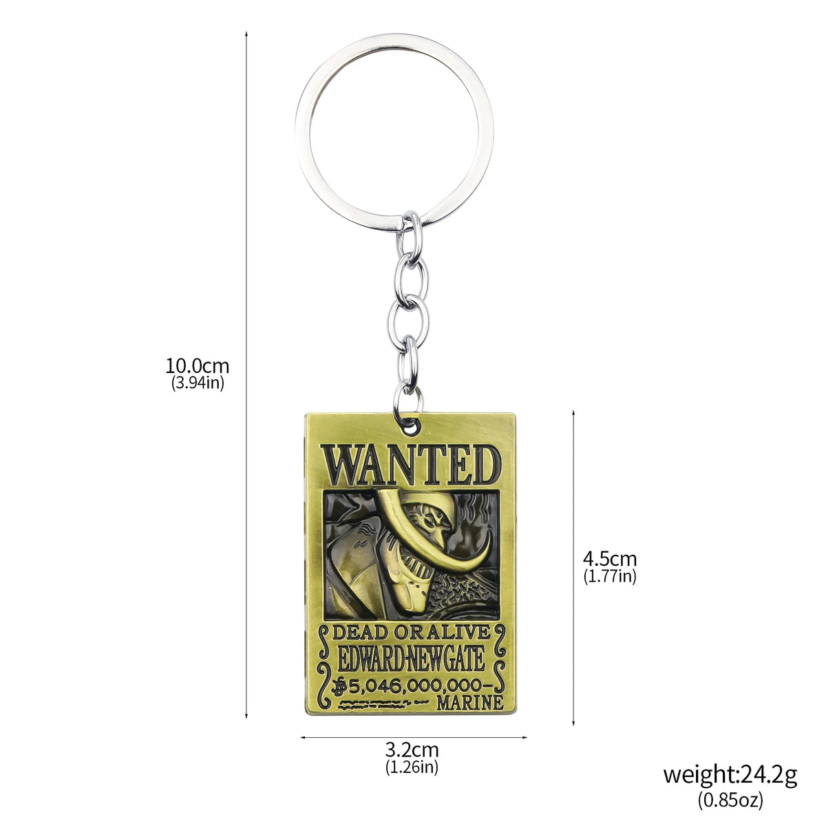 One Piece Luffy Straw Hat Keychain Rotatable Zoro Skull Metal Pendant Role-Playing Decorative Accessories Fan Jewelry Gift Pi-Mart