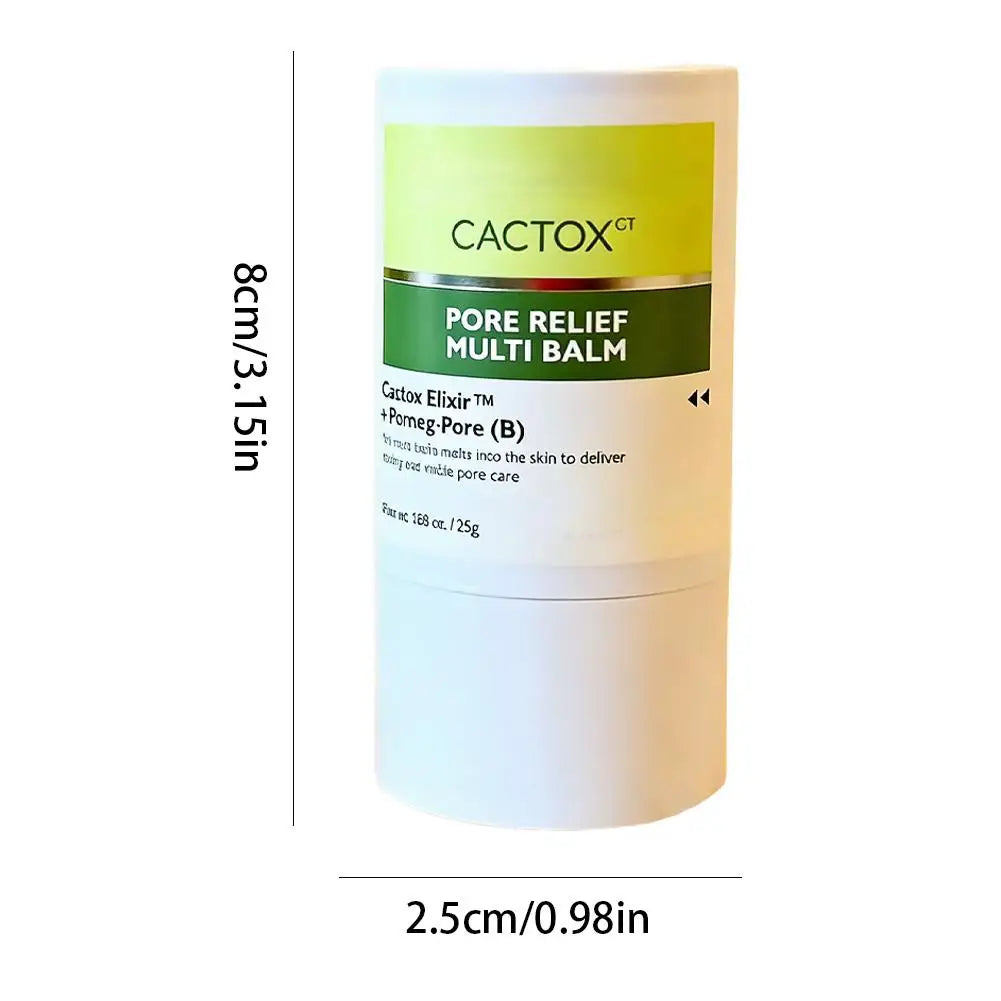 CACTOX Pore Relief Multi Balm 25g - Cactox Elixir & Pomeg-Pore Formula, Cooling Soothing Moisturizing Balm for Pore Care Pi-Mart