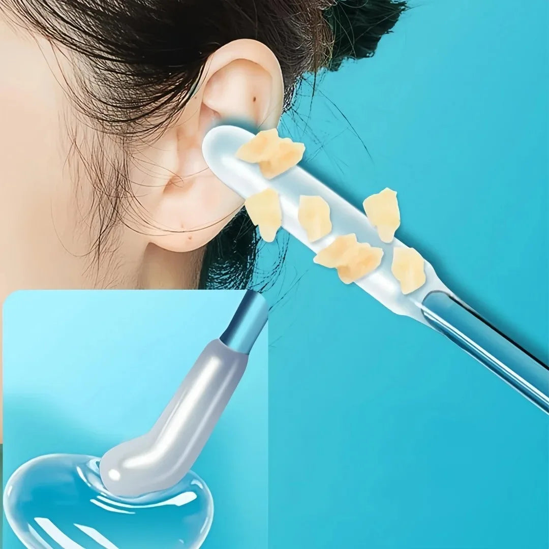 Sticky Ear Digger Ear Digging Tool Ear Wax Cleaning Special Not Hurt Ear Digging Spoon Ear Digging Cotton Swabs Tri Light Beauty
