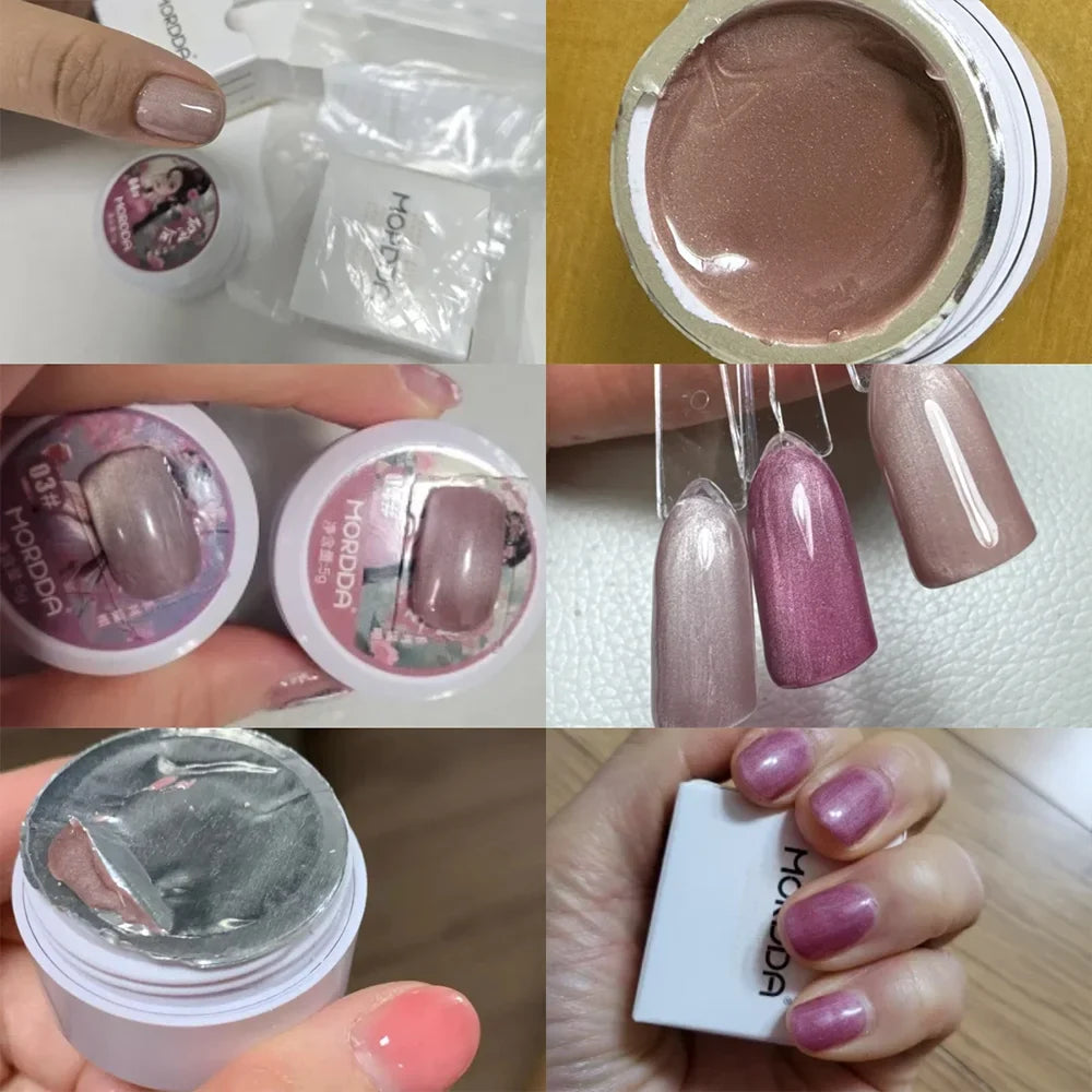 5g/Bottle White Moonlight Nail Cat's Eye Gel Magnetic Satin Gel Polish 9-Colors Soak Off Glitter Phototherapy Manicure Varnish Tri Light Beauty