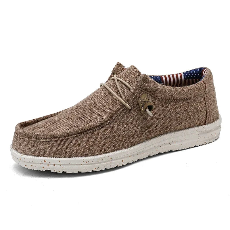Men's Mesh Loafers Autumn Mens Vulcanized Shoes Breathable Lightweight Hiking Outdoor Sports Shoes Zapato Abierto Scarpa Aperta Pi-Mart