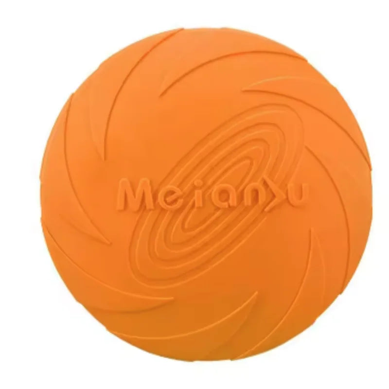 Pet Dog Flying Disk Toy Silicone Material Environmentally Friendly Anti-Chew Dog Puppy Interactive Training Pet Supplies E2 Pi-Mart