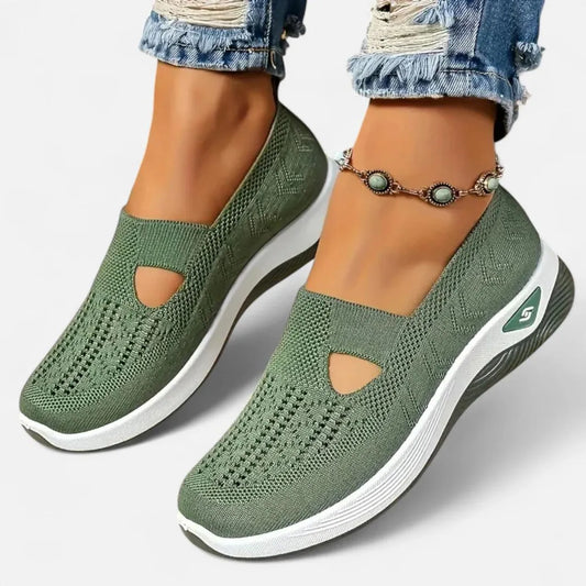 Spring Breathable Mesh Flats Shoes for Women Comfortable Slip on Casual Shoes Woman Lightweight Soft Bottom Loafers LadyShow.Store